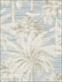 Dream Of Palm Trees Texture fabric in blue color - pattern number PS40002 - by Kenneth James in the Palm Springs collection