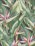 Arcadia Banana Leaf fabric in pink color - pattern number PS40201 - by Kenneth James in the Palm Springs collection