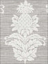 Pineapple Grove Damask fabric in gold color - pattern number PS40700 - by Kenneth James in the Palm Springs collection