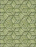 Intertwined Geometric wallpaper in green color - pattern number PS41414 - by Kenneth James in the Palm Springs collection