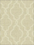 Geometric Jute Quatrefoil wallpaper in gold color - pattern number PS41704 - by Kenneth James in the Palm Springs collection