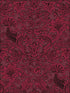 Balabina fabric in velvet red color - pattern number 108/1004.CS.0 - by Cole and Son in the Mariinsky Damask Wallpapers collection
