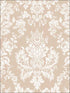 Giselle fabric in shell pink color - pattern number 108/5024.CS.0 - by Cole and Son in the Mariinsky Damask Wallpapers collection