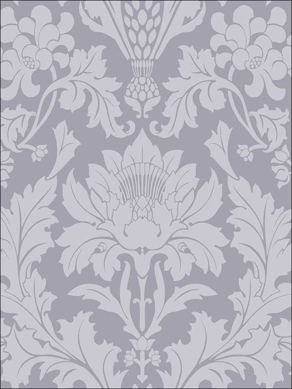 Fonteyn wallpaper in mink color - pattern number 108/7032.CS.0 - by Cole and Son in the Mariinsky Damask Wallpapers collection