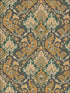 Pushkin wallpaper in ginger and charcaol color - pattern number 108/8042.CS.0 - by Cole and Son in the Mariinsky Damask Wallpapers collection