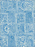 Bellini wallpaper in blue and white color - pattern number 108/9045.CS.0 - by Cole and Son in the Mariinsky Damask Wallpapers collection