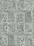 Bellini wallpaper in black and white color - pattern number 108/9046.CS.0 - by Cole and Son in the Mariinsky Damask Wallpapers collection