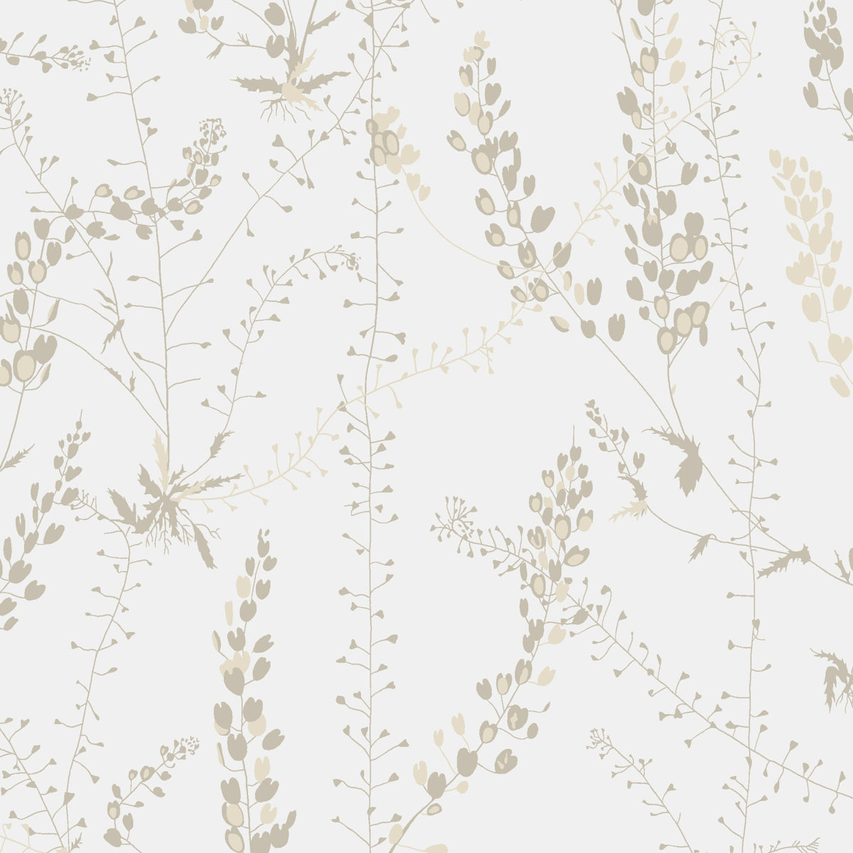 Bladranker wallpaper in natural color - pattern number 1785 - by Schumacher in the Borastapeter collection