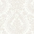 Boudoir Medallion fabric in grey color - pattern number 1918 - by Schumacher in the Borastapeter collection