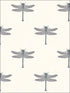 Catalina fabric in off white black and metallic silver color - pattern number TA20300 - by Seabrook in the Tortuga collection