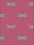 Catalina fabric in rose pink green metallic silver and black color - pattern number TA20301 - by Seabrook in the Tortuga collection