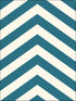 Jamaica Chevron fabric in teal and white color - pattern number TA20602 - by Seabrook in the Tortuga collection