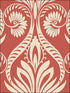 Bonaire wallpaper in scarlet red and off white color - pattern number TA21001 - by Seabrook in the Tortuga collection
