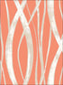 Barbados fabric in portland orange gray and white color - pattern number TA21106 - by Seabrook in the Tortuga collection