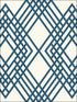 Cayman wallpaper in prussia blue and off white color - pattern number TA21302 - by Seabrook in the Tortuga collection