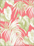 Dominica wallpaper in salmon green and white color - pattern number TA21601 - by Seabrook in the Tortuga collection