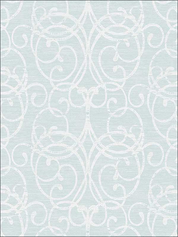 Silverton Scroll wallpaper in 81107 color - pattern number MT81107 - by Seabrook in the Montage collection