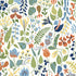 Herbarium wallpaper in multi color - pattern number 1978 - by Schumacher in the Borastapeter collection