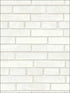 White Brick Screen Print fabric in white off white color - pattern number OY31000 - by Paper and Ink in the White on White collection