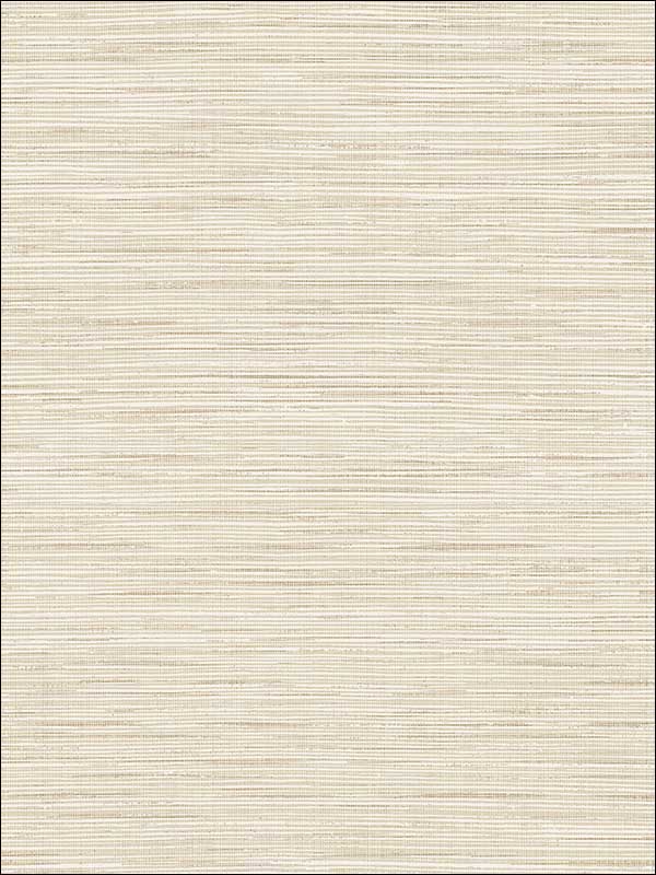 Grass Texture Screen Print with Textile Strings wallpaper in warm neutral beige color - pattern number OY33005 - by Paper and Ink in the White on White collection
