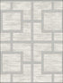 Screen on Grass Faux with Textile Strings wallpaper in gray color - pattern number OY33100 - by Paper and Ink in the White on White collection
