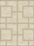 Screen on Grass Faux with Textile Strings wallpaper in warm neutral beige color - pattern number OY33107 - by Paper and Ink in the White on White collection