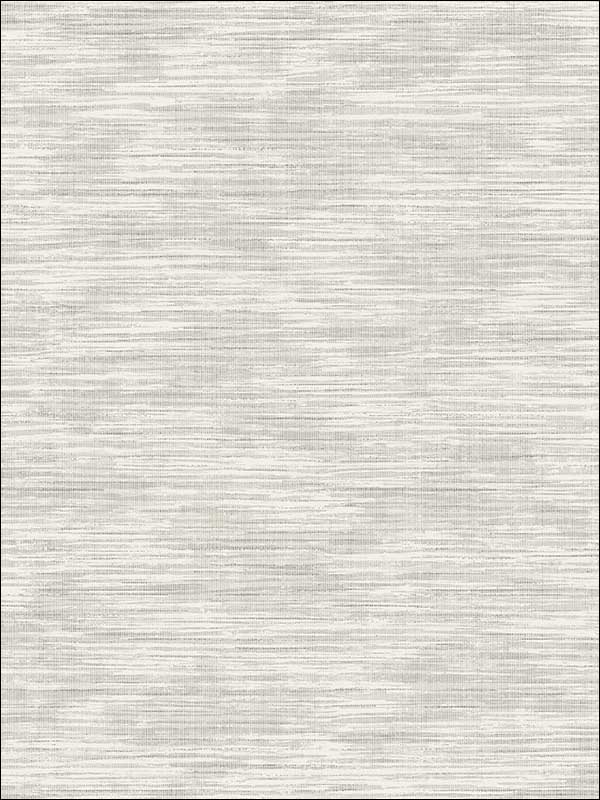 Grass Texture Print with Textile Strings wallpaper in gray color - pattern number OY33200 - by Paper and Ink in the White on White collection
