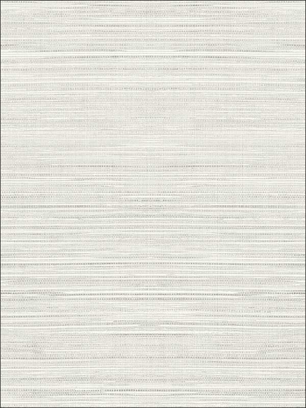 Grass Faux with Textile Strings wallpaper in cool neutral color - pattern number OY33810 - by Paper and Ink in the White on White collection
