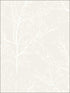 Branch Silhouettes fabric in white off white color - pattern number OY34000 - by Paper and Ink in the White on White collection