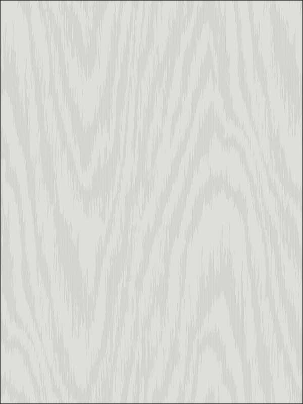 Subtle Wood Grain and Textile Strings wallpaper in gray color - pattern number OY34310 - by Paper and Ink in the White on White collection