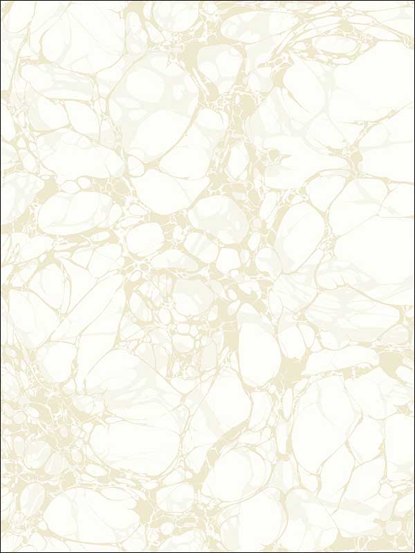 Oil and Water wallpaper in gold color - pattern number OY34505 - by Paper and Ink in the White on White collection