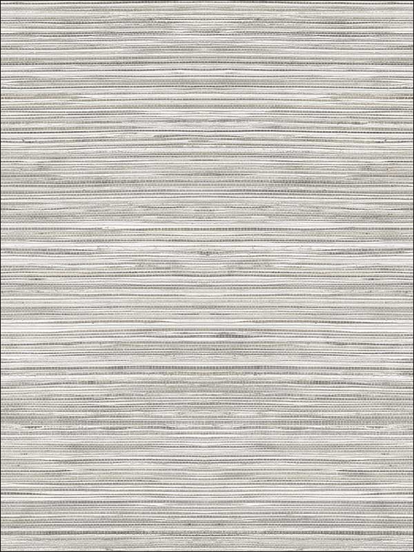 Grasscloth Print fabric in gray color - pattern number OY35010 - by Paper and Ink in the White on White collection