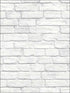 Brick Texture fabric in cool neutral color - pattern number OY35307 - by Paper and Ink in the White on White collection
