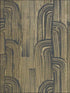 Crescent Paper fabric in ebony gold color - pattern number GWP-3304.48.0 - by Groundworks in the Kelly Wearstler Wallpapers II collection