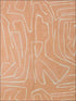 Graffito fabric in salmon cream color - pattern number GWP-3501.117.0 - by Groundworks in the Kelly Wearstler Wallpapers II collection