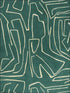 Graffito fabric in teal pearl color - pattern number GWP-3501.53.0 - by Groundworks in the Kelly Wearstler Wallpapers II collection