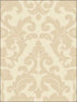 Velvet Damask fabric in beige cream color - pattern number DS29713 - by Patton Norwall in the Stripes and Damasks 3 collection