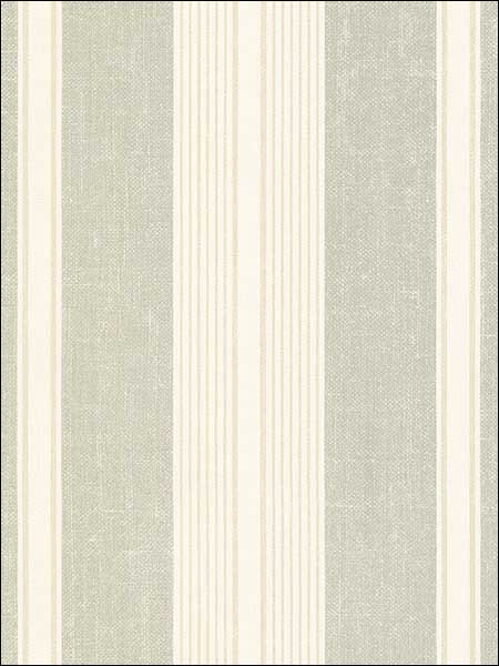 Cushion Stripe fabric in light green light beige light orange color - pattern number SD25687 - by Patton Norwall in the Stripes and Damasks 3 collection