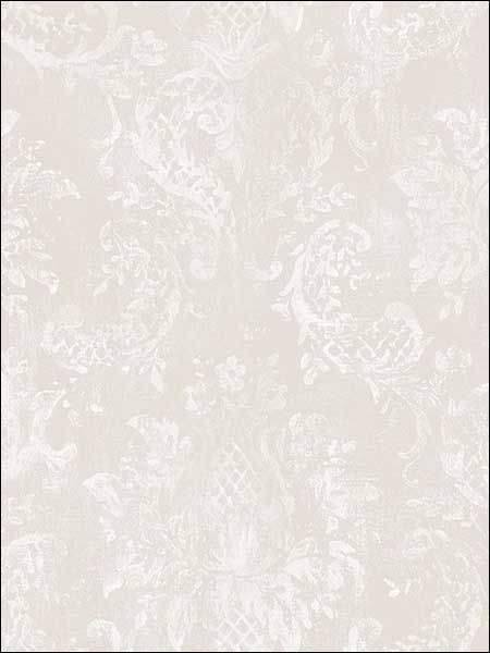 Canvas Damask fabric in taupe color - pattern number SD36100 - by Patton Norwall in the Stripes and Damasks 3 collection