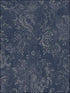 Canvas Damask fabric in navy grey color - pattern number SD36102 - by Patton Norwall in the Stripes and Damasks 3 collection