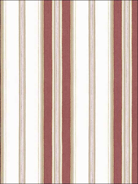 Heritage Stripe fabric in red white metallic gold color - pattern number SD36107 - by Patton Norwall in the Stripes and Damasks 3 collection