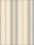 Heritage Stripe fabric in beige cream blue metallic gold color - pattern number SD36109 - by Patton Norwall in the Stripes and Damasks 3 collection