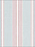 Cushion Stripe fabric in aqua red white color - pattern number SD36117 - by Patton Norwall in the Stripes and Damasks 3 collection