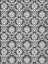 Mini Damask fabric in black color - pattern number SD36135 - by Patton Norwall in the Stripes and Damasks 3 collection