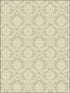 Mini Damask fabric in cream metallic gold color - pattern number SD36137 - by Patton Norwall in the Stripes and Damasks 3 collection