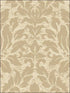 Stitched Damask wallpaper in cream metallic gold color - pattern number SD36142 - by Patton Norwall in the Stripes and Damasks 3 collection