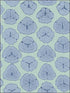 Shibori Blossoms wallpaper in metallic periwinkle and teal color - pattern number AH41302 - by Seabrook in the L Atelier De Paris collection