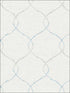 Shibori Lattice wallpaper in sky blue gray and metallic pearl color - pattern number AH41602 - by Seabrook in the L Atelier De Paris collection