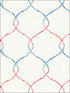 Shibori Lattice wallpaper in royal blue ruby and metallic pearl color - pattern number AH41611 - by Seabrook in the L Atelier De Paris collection