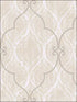 Corsica Ogee fabric in 70305 color - pattern number MC70305 - by Seabrook in the Majorca Seabrook collection
